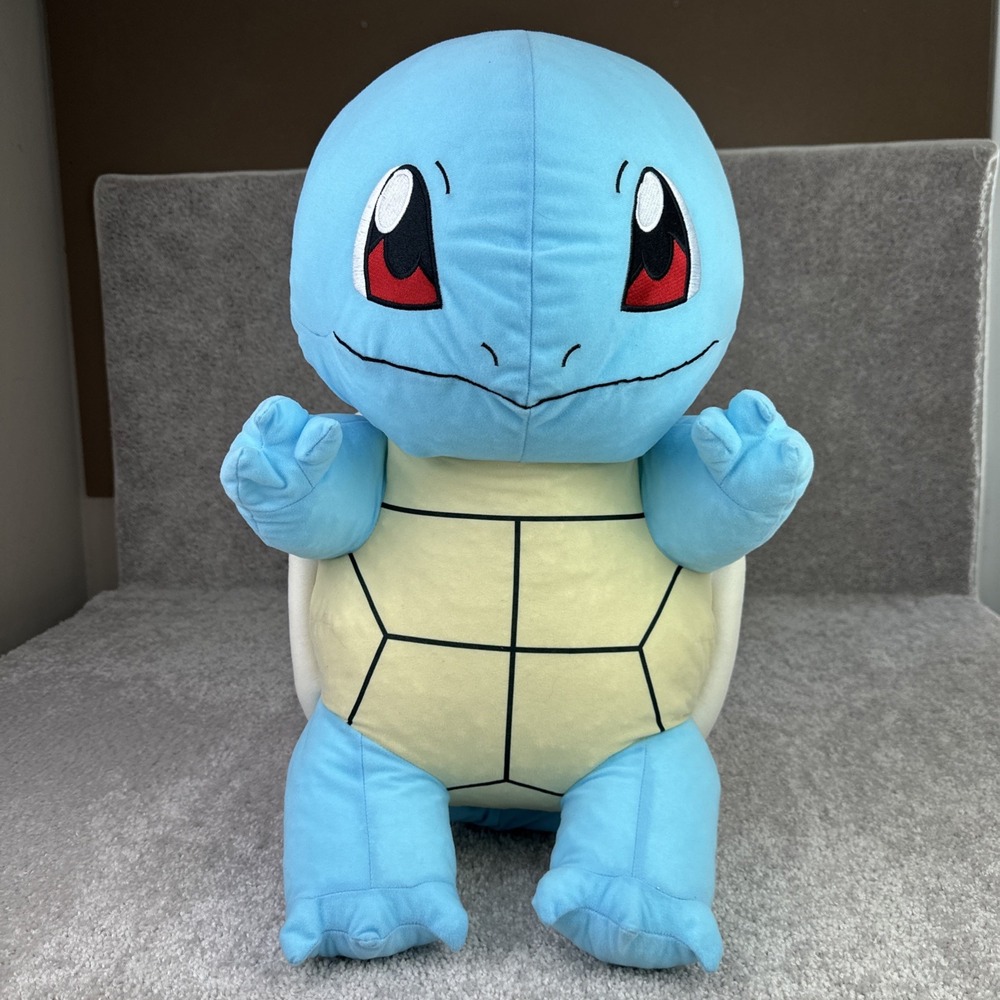 Squirtle‎ Plush Beanbag Large 20"in Pokémon By Toy Factory